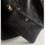 25C CC Hobo Medium Grained Calfskin Handbag AS5311