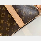 Louis Vuitton Replica 45/50/55cm Keepall Bandouliere Monogram Eclipse M41418 Canvas