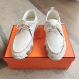Top Quality hermes men Bouncing leather sneaker
