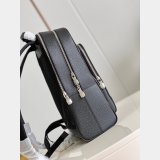 Copycat Louis Vuitton Adrian Backpack Taiga Leather Men M30857 Bag