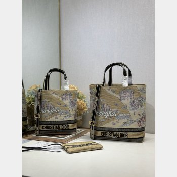 Dior Souvenir Soft Dior Book Tote ShangHAI