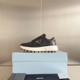 Prada 01 leather sneakers
