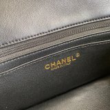 2020 Luxury CC CF 20CM Flap Lambskin Classic Black Bags