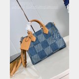 LVS Replica Prefall 2024 Louis Vuitton Damier Denim 3D N40700 Bag