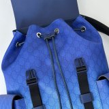 Top Quality 792080 Gucci Chroma Large Backpack Gradient Blue Bag