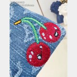 Louis Vuitton LV x TM Key Pouch Monogram Denim M14938 Replica Bag