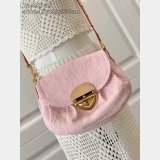 Luxury Monogram Denim Pink M13347 Louis Vuitton New Sunset Bag