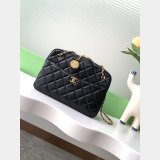 Wholesale Replica AS5187 Sheepskin Black Camera Bag
