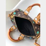 7 Star LOUIS VUITTON M24849 Keepall 25  Monogram Eclipse Reverse BAG