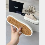 Prada Lace-up Fabric Sneakers