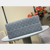 Louis Vuitton OnTheGo MM Monogram Denim M13189 Designer Bag