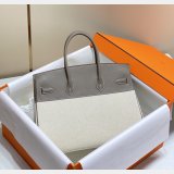 Hermes Birkin 35cm Canvas Swift Handbags
