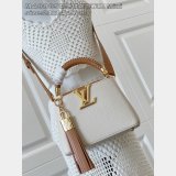 Louis Vuitton Fashion The Capucines M48865 Creamy Bag