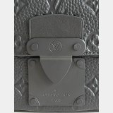 Louis Vuitton Knockoff S Lock Sling Bag Taurillon M58487 Black Bags