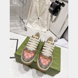 Gucci Dirty Embroidery Cowhide Shoes Replica Shop