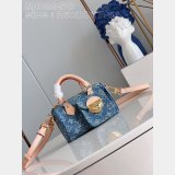 Nano Speedy Louis Vuitton Replicas M82950 Monogram Denim Bag