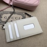Inspired GG Marmont Crossbody Replica Gucci Pink 751526 Bag