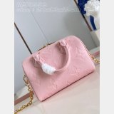 Perfect Pink M47136 Speedy Bandoulière 20 Replicas Louis Vuitton Bag