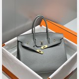 Hermes Birkin 35cm Togo leather Handbags Cumulonimbus Gray