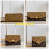 Louis Vuitton Fake Rosalie Clémence Emilie Monogram Reverse Wallet