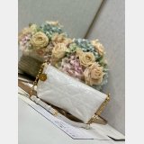 Top Quality CHRISTIAN DIOR PARIS DIORSTAR HOBO SHOULDER BAG white