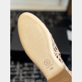 CC Ballet Flats Embroidered Cotton