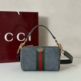 Gucci Ophidia Mini 846869 Dark Grey Suede Bag