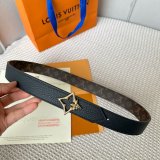 Cheap LV Flowergram 30mm Reversible Belt
