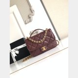 High Quality AP5147 Shiny Grained Gold-tone Bag