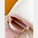 TOP LV CAPUCINES BB Taurillon Leather Handbag