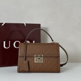 Gucci Top Quality 838998 Padlock Medium Top Handle Shoulder Bag