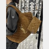 Saint Laurent(YSL) Icare Medium In Quilted Suede 858191 Bag
