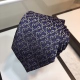 Hermes Replica Mens Silk Tie Geometric Pattern