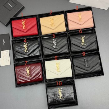 CASSANDRE MATELASSE small envelope wallet in grain leather