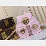 Venice Backpack Louis Vuitton Copy M13031 Luxury Monogram Denim Pink