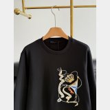 LV SS26 Embroidered Long-Sleeved Sweatshirt