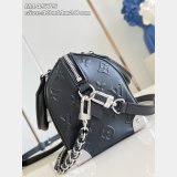 Louis Vuitton Speedy 20 Trunk Bag M14575 Luxury Black Perfect