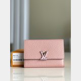 UK Louis Vuitton Best M62157 Capucines Wallet Luxury Taurillon Leather
