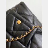 AAA+ Best AS5740 Shopping Shiny Black Bag