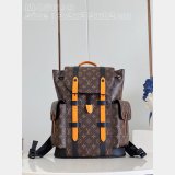 Christopher M46699 Monogram Macassar Canvas Fake Louis Vuitton Bag