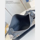 Louis Vuitton M26226 Side Trunk MM East West Monogram Eclipse Bag