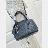 Louis Vuitton Alma BB Monogram Empreinte M26686 Shimmery Ink Women Bag
