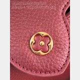 Capucines 1:1 Mirror M25128 Purple-Red Louis Vuitton Fake Handbag