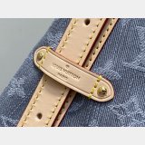 Louis Vuitton M13289 CarryAll MM Monogram Denim Copy Women Bag