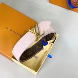 Louis Vuitton Signature Extra Long 35mm Belt Monogram Eclipse Canvas