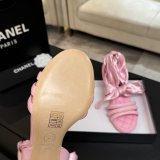 CC 26 Lambskin And Silk high heel Sandals