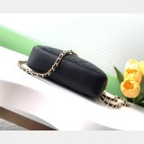 Designer Mini Camera Case Shiny AS5190 Lambskin Black