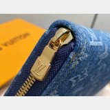 Perfect Louis Vuitton Copy LV x TM Zippy Wallet Monogram Denim