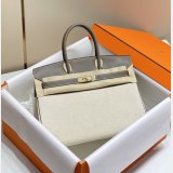 Hermes Birkin 35cm Canvas Swift Handbags