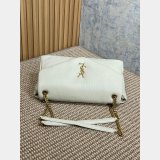 Replica 777399 Saint Laurent Grained Lambskin Calypso Shoulder Bag
